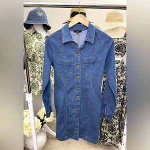 Denim Shirt Dress